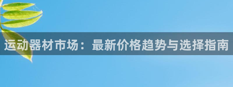 征途国际集团官网网址：运动器材市场：最新价格趋势与选择指南